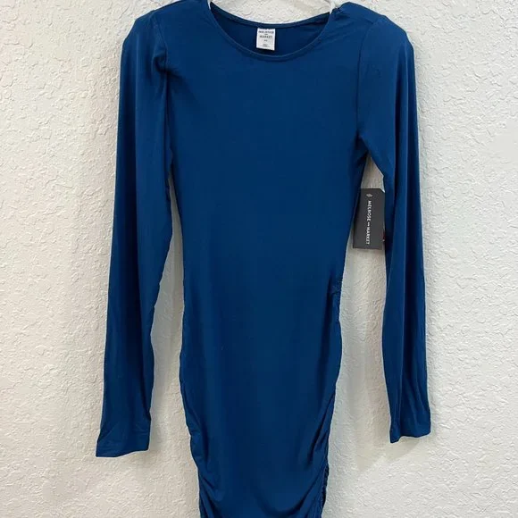 knee length dresses for ladies Scarlett Long Sleeve Ruched Dress main image 1